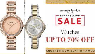 Amazon Deal: वाइफ या गर्लफ्रेंड को करना है खुश! Fossil Women Watch पर मिल रहा है 60% का डिस्काउंट