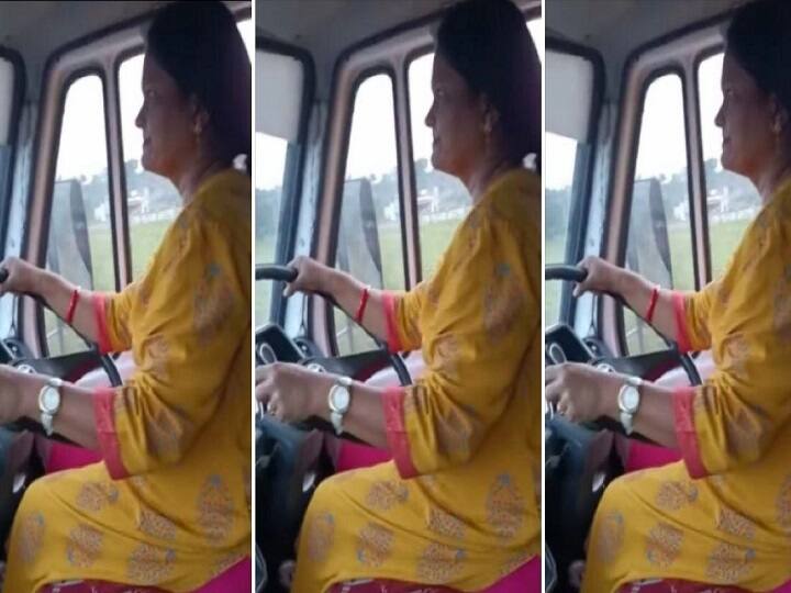 Watch Video Pune woman drives bus for 10 km after driver suffers seizure Watch Video: ”டிரைவரையும், மக்களையும் காப்பாத்தணும்” : பேருந்தை இயக்கிய ரியல் லைஃப் வீராங்கனை..