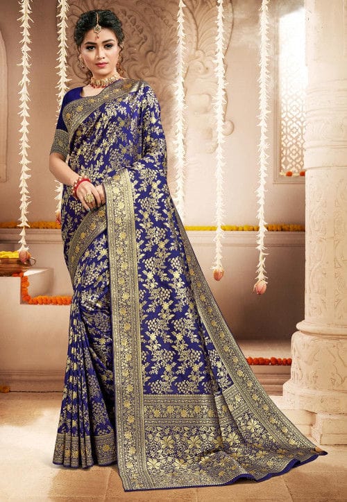 How Can I Style Banarasi Saree How To Wear Banarasi Saree In Different Style Banarasi Saree In Lehenga Style सगाई में पहनें इस तरह की बनारसी साड़ी, दिखेगा डिफ्रेंट लुक