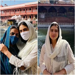 IN PICS| Sara Ali Khan Seeks Blessings Of 'Mahakal' With Mother Amrita Singh