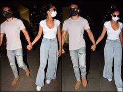 IN PICS | Deepika Padukone-Ranveer Singh Show Off Their Tanned Bodies As They Return From New Year Vacation