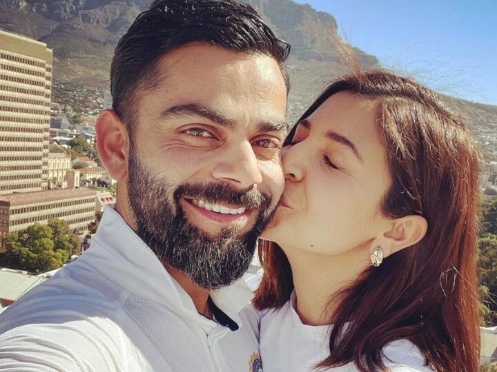 Virat Kohli kisses Anushka Sharma in adorable photo as daughter