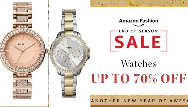Amazon Deal: amazon best offer on women branded fossil watches Amazon Deal: પત્ની કે ગર્લફ્રેન્ડને ખુશ કરવી છે ખુશ, Fossil Women Watch પર મળી રહ્યું છે 60%નુ ડિસ્કાઉન્ટ