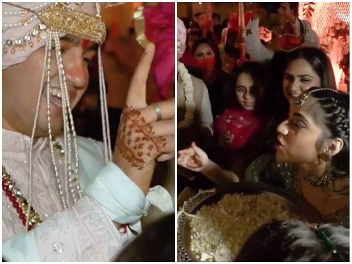 brides sisters demanded these thing before entry of baraat groom promise to fulfils all the needs watch wedding funny video Watch: दरवाजे पर खड़ा था दूल्हा, सालियों ने अचानक से कर दी ऐसी डिमांड कि दूल्हा हुआ मजबूर