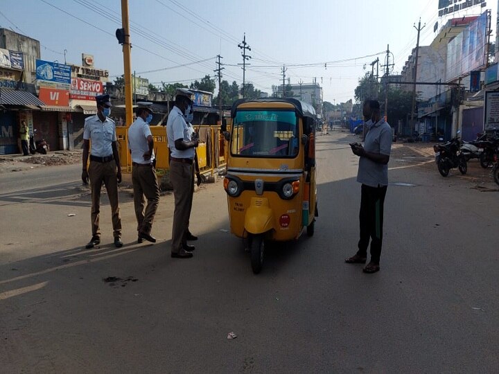 திருவாரூர் : இரண்டாவது ஞாயிற்றுக்கிழமை ஊரடங்கு.. வெறிச்சோடின சாலைகள்.. தீவிர கண்காணிப்பில் போலீசார்..