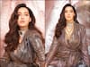 Nora Fatehi Shines In A Golden Glitter Outfit – See PICS