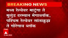 Mega Block : मुंबईत तिन्ही मार्गांवर Mega Block, मात्र पर्यायी मार्गाने लोकल फेऱ्या सुरु