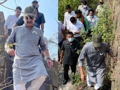 Nanded : छत्रपती संभाजी राजेंनी घेतला जंगल सफारीचा आनंद