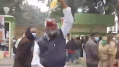 Denied poll ticket, SP worker attempts self-immolation outside party office in Lucknow