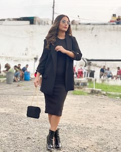 Hina Khan: हिना खानचा बॉसी लूक चर्चेत!
