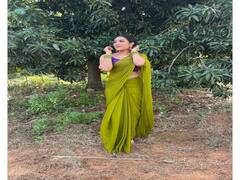 Actress Srinidhi: பச்சை நிற சேலையில் மனதை மயக்கும் சீரியல் நடிகை ஶ்ரீநிதியின் லேட்டஸ்ட் க்ளிக்ஸ் !