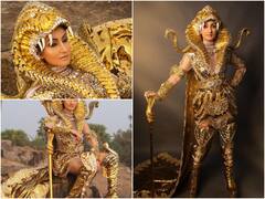 Mrs India Navdeep Kaur Wins Best National Costume Award For Her Kundalini Chakra Dress At Mrs World 2022- See Pics