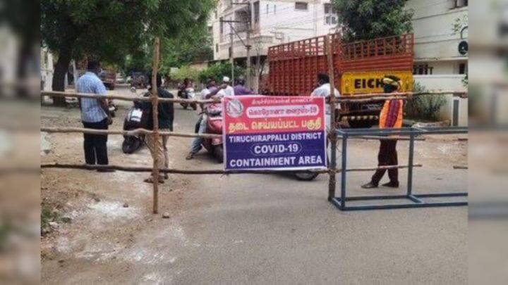 திருச்சியில் கொரோனா பரவல் அதிகரிப்பு - கட்டுப்படுத்தப்பட்ட மண்டலங்களின் எண்ணிக்கை 7ஆக உயர்வு