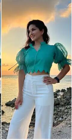 Sunny Leone: সানির সূর্যাস্ত উপভোগ, চোখ সরাতে পারছেন না নেটিজেনরা