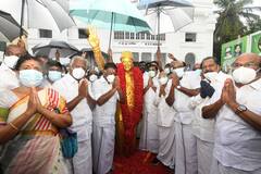 IN PICS | AIADMK Leaders Pay Floral Tribute To Party Founder MGR On His 105th Birth Anniversary