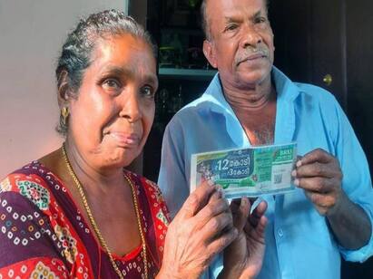 Painter wins Rs 12 crore lottery in Kerala Kerala  lottery | ஒரு கிலோ கறி வாங்க வந்த இடத்தில் ரூ.12 கோடி பம்பர் பரிசு... கேரள பெயிண்டர் வாழ்க்கையில் ‛லாட்டரி’ மேஜிக்!