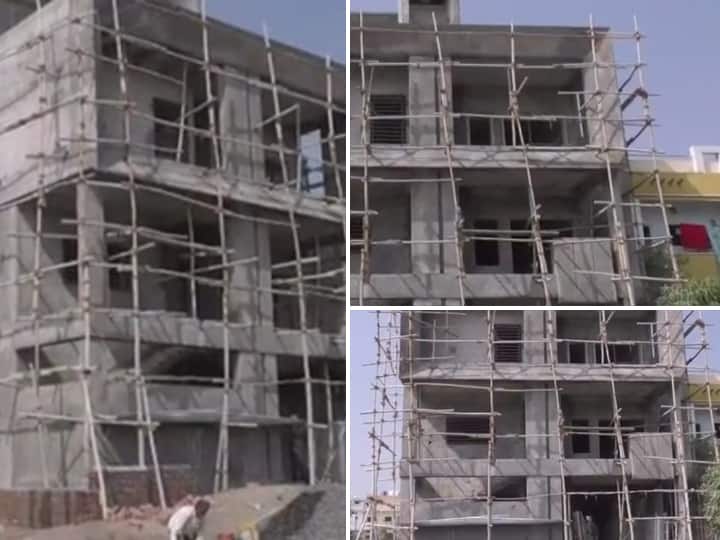 Nanded: पत्रकार गृह निर्माण संस्थेच्या जागेवर अवैधरित्या कब्जा करून बांधकाम, काँग्रेस आमदारांचं कृत्य Construction by illegally occupying the premises of Patrakar Griha Nirman Sanstha Nanded: पत्रकार गृह निर्माण संस्थेच्या जागेवर अवैधरित्या कब्जा करून बांधकाम, काँग्रेस आमदारांचं कृत्य