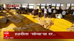 Hingoli Turmeric: हळदीला 11 हजार रुपायांचा उच्चांकी भाव ABP Majha