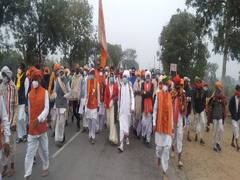 Rajasthan: वागड़ के प्रयाग बेणेश्वर धाम में कोरोना पर भारी पड़ी आस्था, पदयात्रा में उमड़ा जनसैलाब 