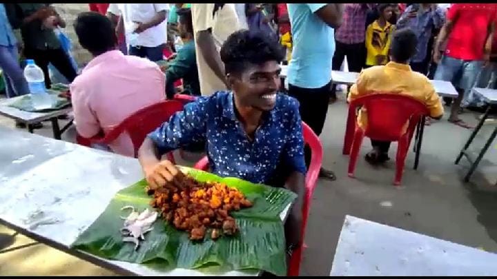 சில்லி சிக்கன் சாப்பிடும் போட்டியால் வந்த வேதனை - ஊரடங்கு விதிகளை மீறியதாக 40 பேர் மீது வழக்குப்பதிவு