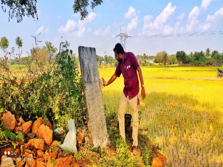 திருவண்ணாமலை கோயிலுக்கு விஜயநகர மன்னர் நிலம் தந்ததற்கான கல்வெட்டு கண்டுபிடிப்பு