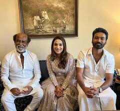 Dhanush Aishwaryaa Photo: বিচ্ছেদের ঘোষণার পরেই ভাইরাল ঐশ্বর্য ও রজনীকান্তের সঙ্গে ধনুশের ছবি