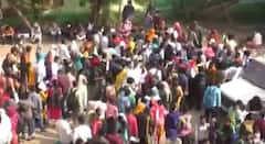 People in large numbers flock to walk-in-interview of COVID duty in Raipur