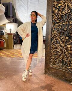 Bhabiji Ghar Par Hain की सीधी सादी अंगूरी भाबी असल में हैं स्टाइलिश दीवा, Shubhangi Atre की तस्वीरें उड़ा देती हैं होश