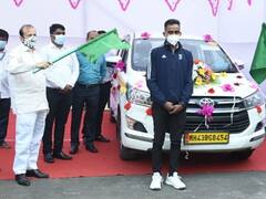 Palghar : दक्षिण अमेरिकेतील माऊंट एकांकगुआ शिखर चढाईसाठी गिर्यारोहक अनिल वसावे रवाना