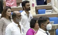 Dhanush Aishwaryaa Photo: বিচ্ছেদের ঘোষণার পরেই ভাইরাল ঐশ্বর্য ও রজনীকান্তের সঙ্গে ধনুশের ছবি