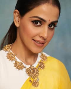 Genelia D'souza Photos: చీరకట్టులో హహహ హాసిని... ఎన్నాళ్లయినా అదే అందం