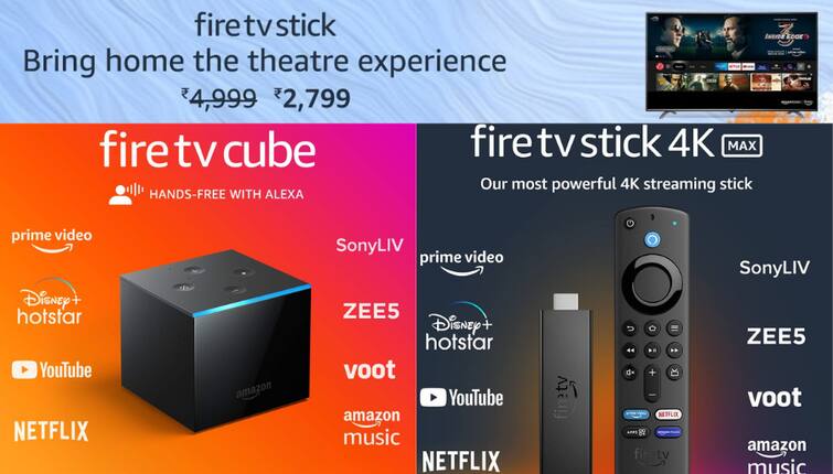 Amazon Great Republic Day Sale Buy Fire Stick 4k Price How to use Fire stick What is Fire Stick Cube UHD Amazon Republic Sale: सर्दी में घर पर अपने टीवी में देखें Ultra HD वीडियो, सबसे कम कीमत में खरीदें Fire Stick