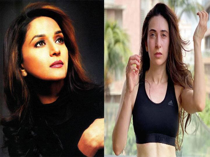 Superhit filmy scene When Karisma Kapoor came out to compete with Madhuri Dixit in dance जब डांस में Madhuri Dixit को टक्कर देने उतरीं Karisma Kapoor, कॉम्पीटिशन ने ले लिया था खतरनाक मोड़
