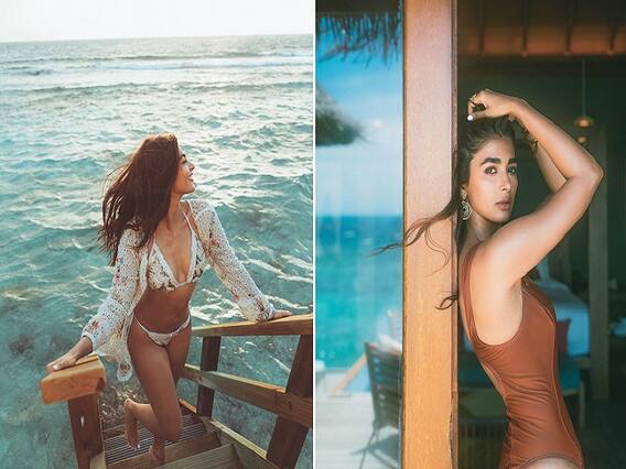 pooja hegde bikinis: பீஸ்ட் நடிகை பூஜா ஹெக்டே பிகினி போட்டோஸ்.. pooja hegde bikinis: பீஸ்ட் நடிகை பூஜா ஹெக்டே பிகினி போட்டோஸ்..
