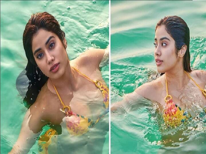 Janhvi Kapoor in Rs 17000 floral-print bikini - see pic Janhvi Kapoor Bikini | அந்த பிகினி 17ஆயிரம் ரூபா.! இன்ஸ்டாவை பற்றவைத்த ஜான்வி! உடையை தேடிய ஃபேன்ஸ்!!