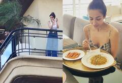 देखिए Malaika Arora के आलीशान घर का लिविंग एरिया, घर दिखाते हुए पीछे मुड़कर किसको देखने लगीं एक्ट्रेस