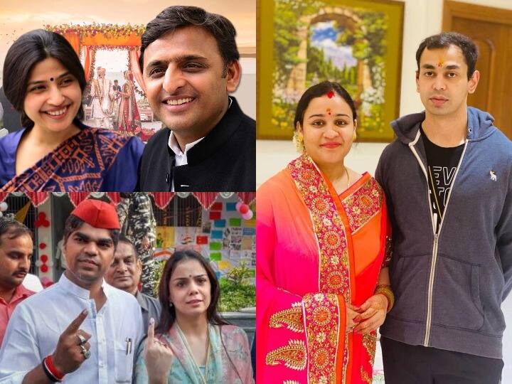 Mulayam Singh Yadav Family: यूपी की सियासी सरगर्मी के बीच आज बीजेपी की तरफ से समाजवादी पार्टी को बड़ा झटका मिलने वाला है. दरअसल मुलायम सिंह यादव के परिवार का एक अहम सदस्य आज बीजेपी में शामिल होगा. बात कर रहे हैं मुलायम सिंह यादव की छोटी बहू अपर्णा यादव की. आज अपर्णा यादव दिल्ली में बीजेपी की सदस्यता लेने जा रही हैं. अपर्णा इससे पहले समाजवादी पार्टी के टिकट पर चुनाव लड़ चुकी हैं. लेकिन इस बार वो बीजेपी के साथ चुनावी मैदान में अपने ही परिवार के खिलाफ ताल ठोकती दिखने वाली हैं. ऐसे में आज आपको यादव परिवार की बहुओं के बारे में बताते हैं. जो राजनीति के मैदान से लेकर कई क्षेत्रों में काम कर रही हैं.