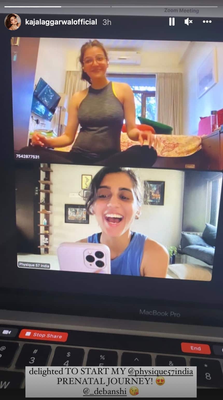 Kajal Aggarwal Baby Bump Photos: प्रेगनेंसी में खुदको यूं फिट रख रही हैं Kajal Aggarwal, नई तस्वीर में दिखने लगा है एक्ट्रेस का बेबी बंप