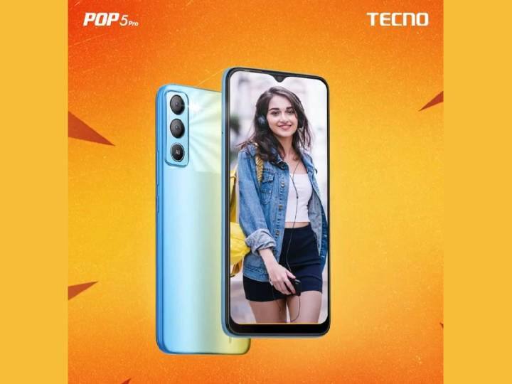 Tecno Pop 5 Pro: 6000 ఎంఏహెచ్ బ్యాటరీతో కొత్త ఫోన్ లాంచ్.. ధర రూ.9 వేలలోపే! Tecno Pop 5 Pro With 6000 mah Battery Launched in India Price Specifications Features Tecno Pop 5 Pro: 6000 ఎంఏహెచ్ బ్యాటరీతో కొత్త ఫోన్ లాంచ్.. ధర రూ.9 వేలలోపే!