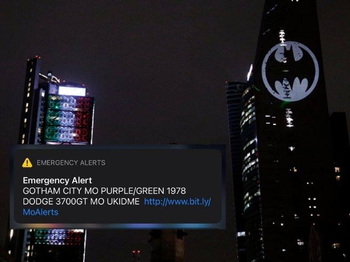 Batman-Themed ‘Emergency Alert’ Sent Out By Mistake Has US State Asking If Gotham City Is Real Batman-Themed ‘Emergency Alert’ Sent Out By Mistake Has US State Asking If Gotham City Is Real