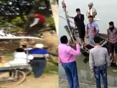 WATCH | Man Climbs Tree, Another Pushes Health Worker To Escape Vaccination, Videos Go Viral