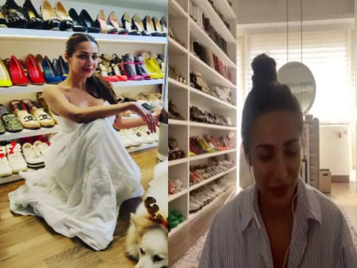 Have you seen Malaika Arora's shoe wardrobe, you can't count how many pairs of shoes she has! Malaika Arora Shoe Closet: क्या आपने देखी मलाइका अरोड़ा के जूतों की अलमारी, कितने जोड़ी जूते हैं गिन नहीं पाएंगे आप!