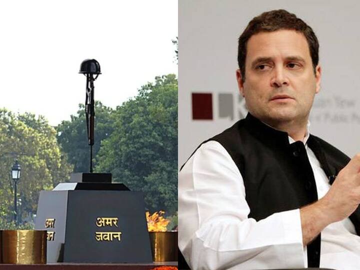 amar jawan jyoti rahul gandhi congress share post about narendra modi government 'अमर जवान ज्योती' वरुन राजकारण तापलं! विलिनीकरणावरुन राहुल गांधींची टीका, भाजपचं प्रत्युत्तर