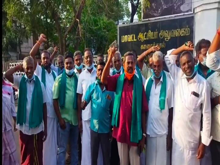 Bandh in Puducherry if paddy procurement centers are not opened - Karaikal Farmers Notice நெல் கொள்முதல் நிலையங்களை திறக்காவிட்டால் புதுச்சேரியில் பந்த் - காரைக்கால் விவசாயிகள் எச்சரிக்கை