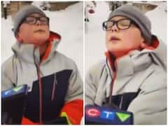 Watch: टोरंटो में फावड़े से बर्फ हटाता दिखा 9 साल का बच्चा, प्यारे एक्सप्रेशन ने बनाया रातों-रात इंटरनेट स्टार