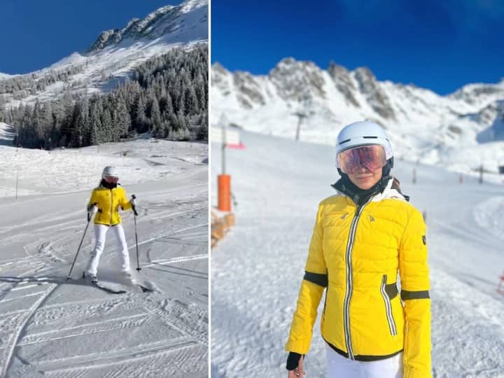 Samantha Talks About Her Skiing Experience in Switzerland, Wath Video Samantha Skiing: మంచు కొండల్లో సమంత స్కీయింగ్.. నీ అహాన్ని ఇంట్లో వదిలేయ్ అన్నారంటూ కామెంట్!