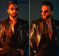 IN PICS| Ranveer Singh ਨੇ ਚਮਕਦਾਰ ਬਲੈਕ ਬਲੇਜ਼ਰ 'ਚ ਸ਼ੇਅਰ ਕੀਤੀਆਂ ਸ਼ਾਨਦਾਰ ਤਸਵੀਰਾਂ