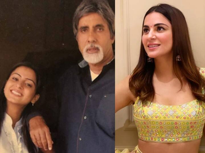 shraddha arya bollywood debut film picture pose with amitabh bachchan Throwback: अमिताभ बच्चन संग कंधे से कंधा मिलाकर खड़ी हैं Shraddha Arya, इस फिल्म में साथ कर चुकी हैं काम