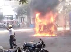 ગુજરાતમાં બસમાં આગ લાગવાની બે ઘટના, રાજકોટમાં આગ પછી મચી અફરા-તફરી