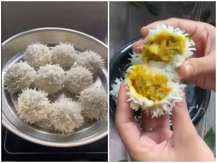 Woman made corona vada made of rice flour and potatoes Watch: भारत की नारी सब पर भारी, महिला ने चावल के आटे और आलू से बना डाला कोरोना वड़ा 